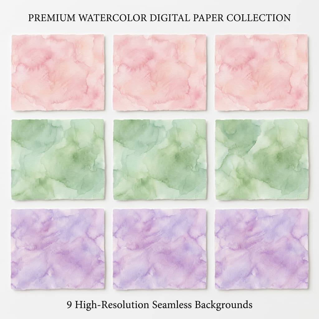 Complete Digital Paper Mega Bundle — 100 Papers