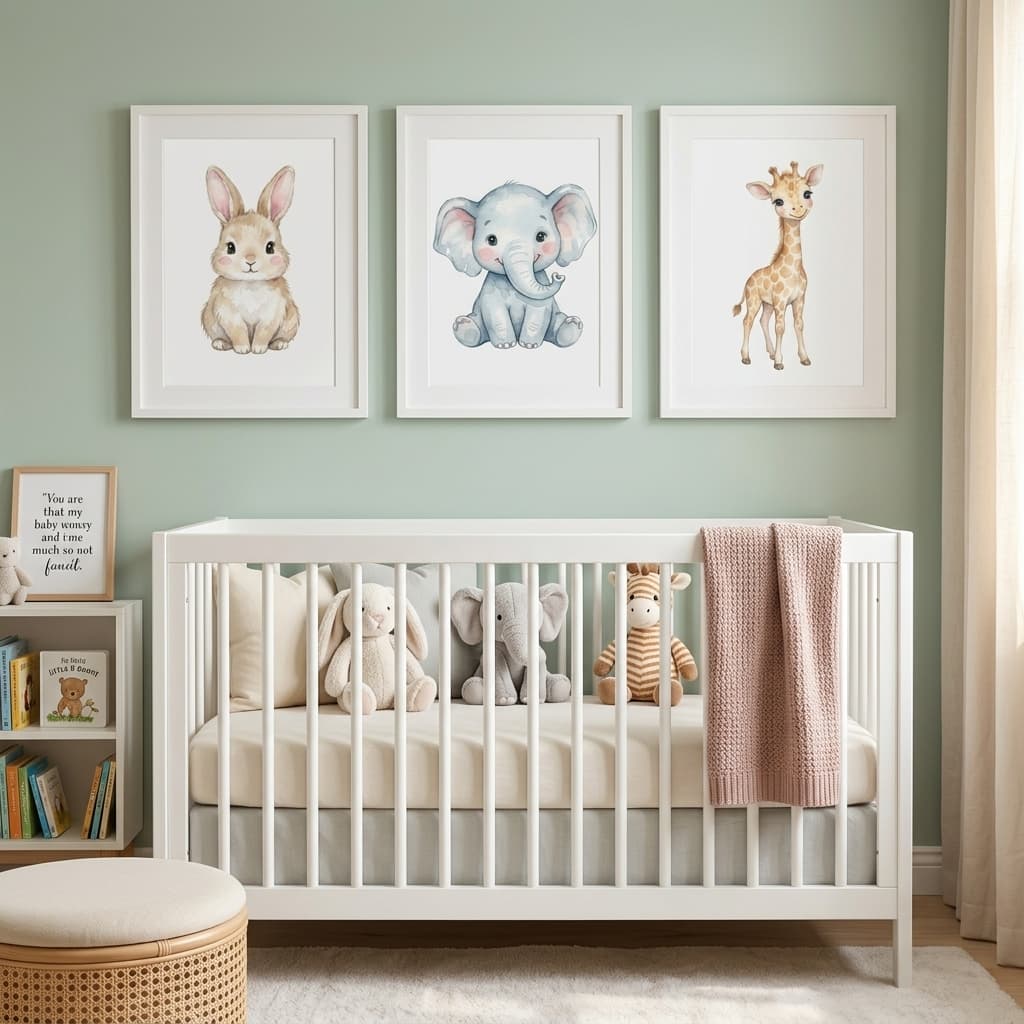 Nursery Animal Art Collection — 8 Prints